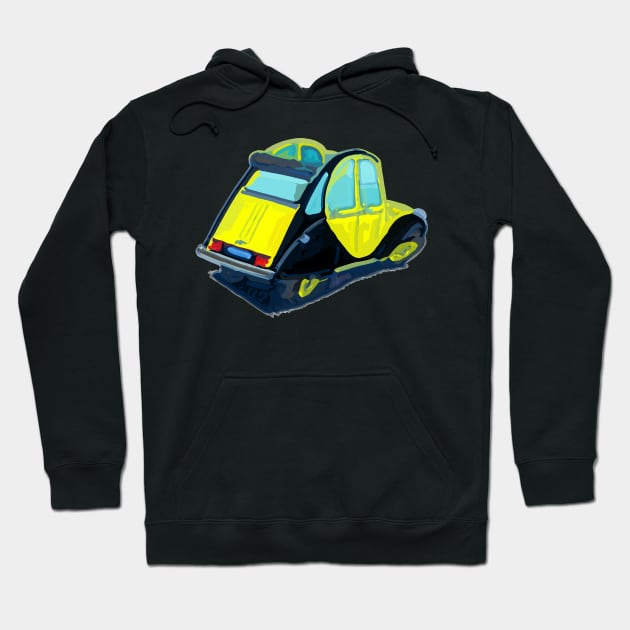 Deux chevaux in vector style Hoodie by Andres7B9